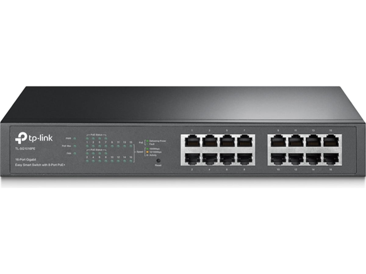 TP-Link TL-SG1016PE PoE+ Switch 16P Switchar