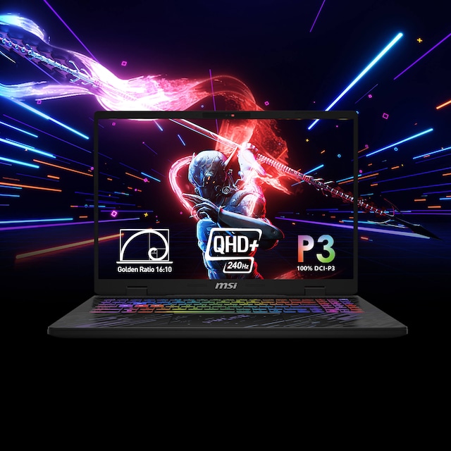 MSI Pulse A16 AI+ laptop