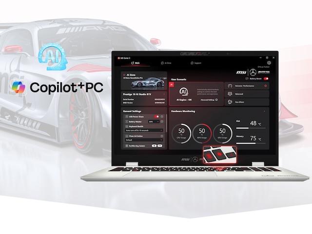 MSI Prestige 16 AI+ AMG 16" laptop MSI Prestige 16 AI+ AMG 16" laptop