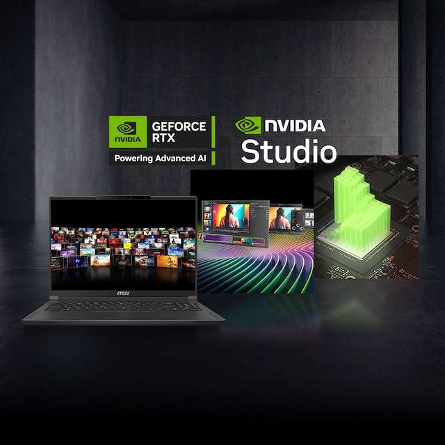 MSI Stealth 16 AI 16" laptop MSI Stealth 16 AI 16" laptop