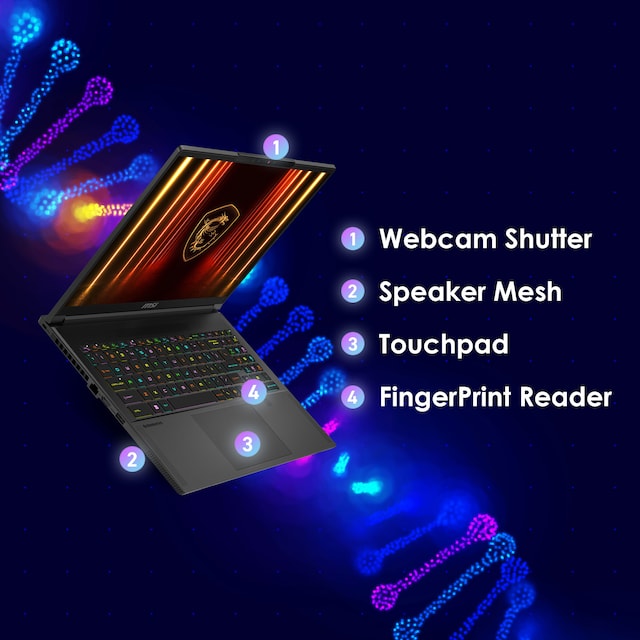 MSI Stealth 16 AI 16" laptop MSI Stealth 16 AI 16" laptop