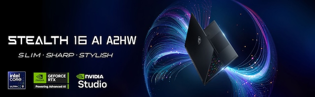 MSI Stealth 16 AI 16" laptop MSI Stealth 16 AI 16" laptop