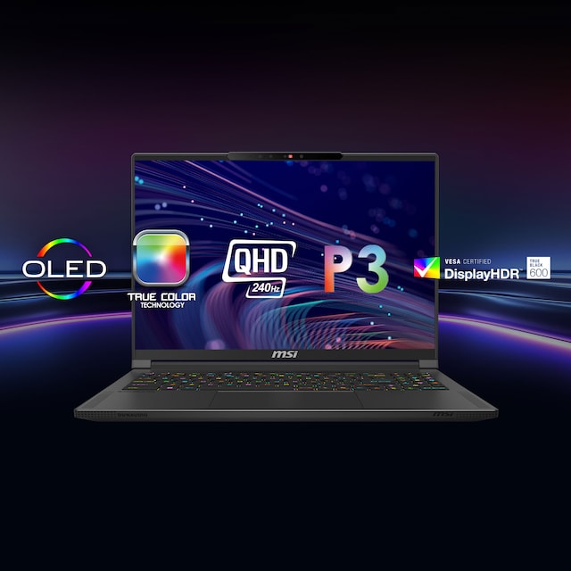 MSI Stealth 16 AI 16" laptop MSI Stealth 16 AI 16" laptop