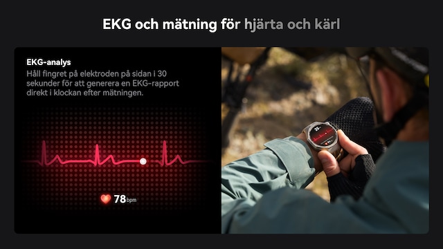 EKG och mätning för hjärta och kärl