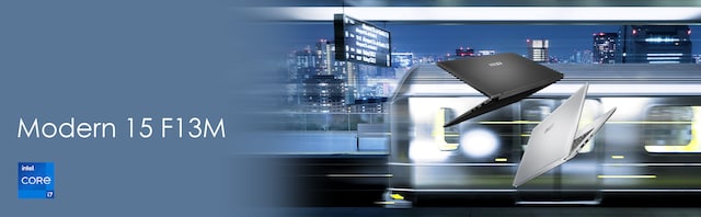 MSI Modern 15 F13M 15,6" MSI Modern 15 F13M 15,6"