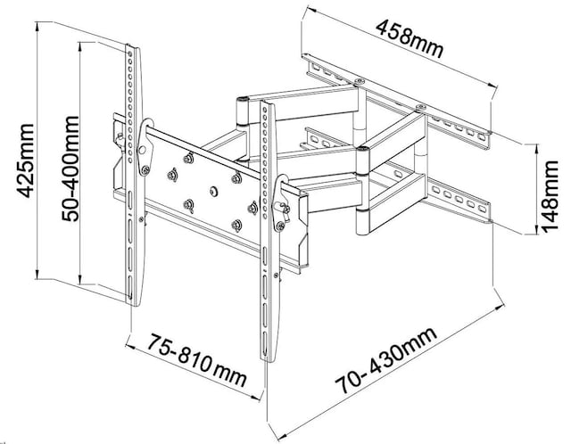 Linedrawing with meassurements