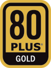 80 PLUS Gold-sertifisert 80 PLUS Gold-sertifisert
