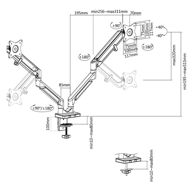 strecktäckning med mål strecktäckning med mål