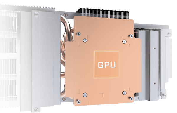 Stor kopparplatta & värmerör