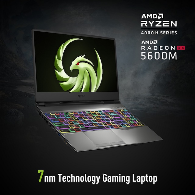 MSI Alpha 15 15,6" FHD 7 nm Teknik