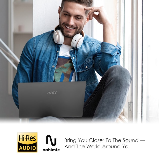 MSI Modern 15" FHD högupplöst ljud MSI Modern 15" FHD högupplöst ljud