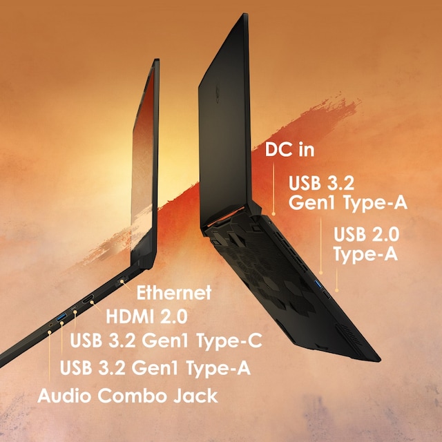 MSI Katana GF66 11UC bärbar gamingdator MSI Katana GF66 11UC bärbar gamingdator