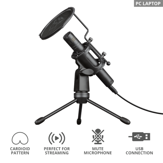 GXT 241 Velica USB-mikrofon för streaming