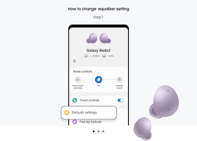 Earbuds settings Earbuds settings