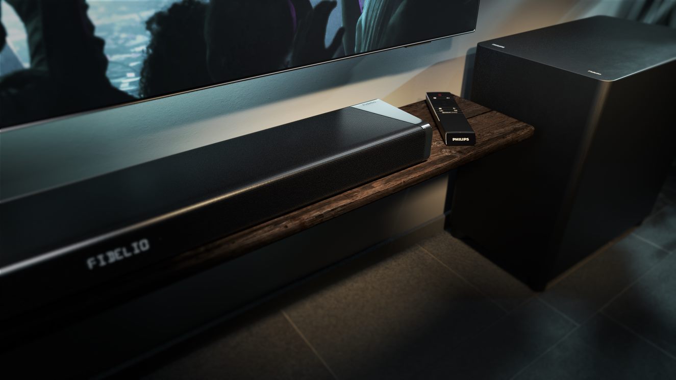 Philips Fidelio B95 Soundbar 5.1.2 med trådløs subwoofer