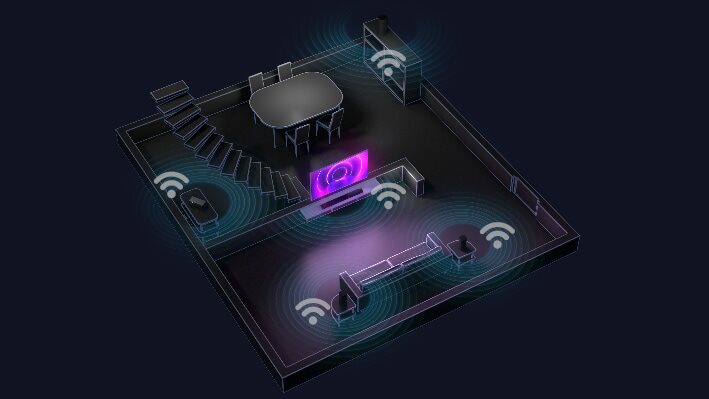 Philips Fidelio B95 Soundbar 5.1.2 med trådløs subwoofer