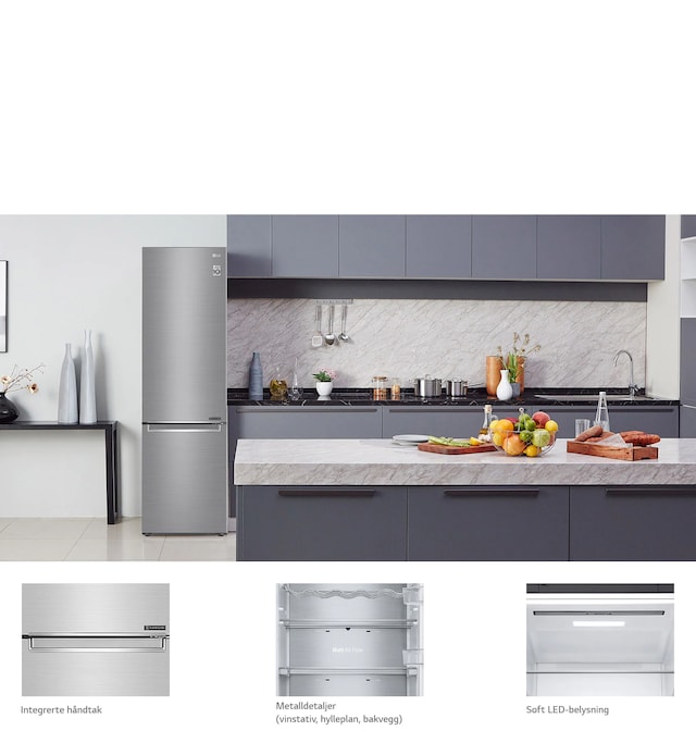 LG GBB72MCVGN Kombiskåp