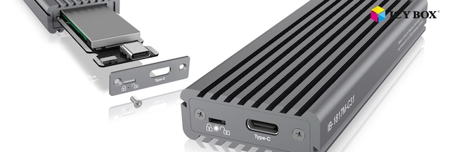 Icy Box Extern Type-C-kapsling för M.2