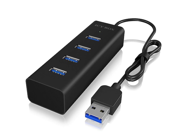 Icy Box USB 3.0 Typ-A 4-portsnav, IB-HUB1409-U3 Icy Box USB 3.0 Typ-A 4-portsnav, IB-HUB1409-U3