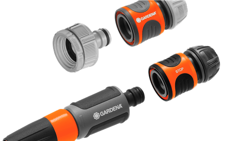 Gardena startsats med 1/2'' krankopplingar