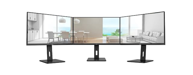 AOC U32P2CA Rammeløst Design