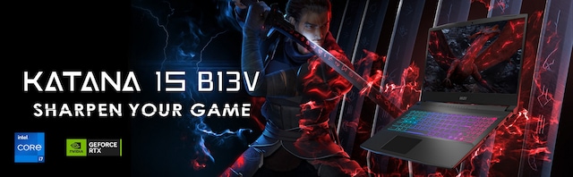 MSI Katana 17 17,3" gaming laptop
