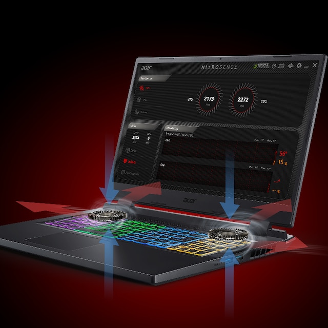 Acer Nitro 5 AN517-55 17,3" 144Hz gaming laptop