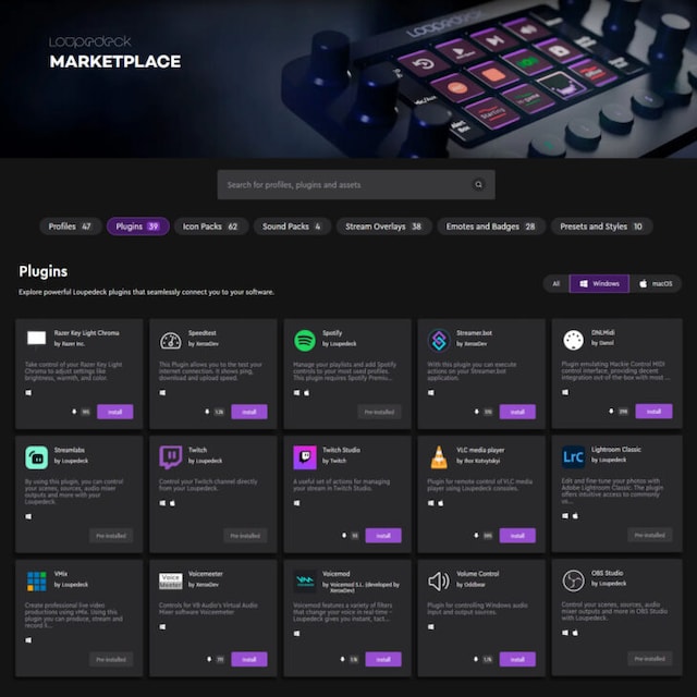 Loupedeck Marketplace