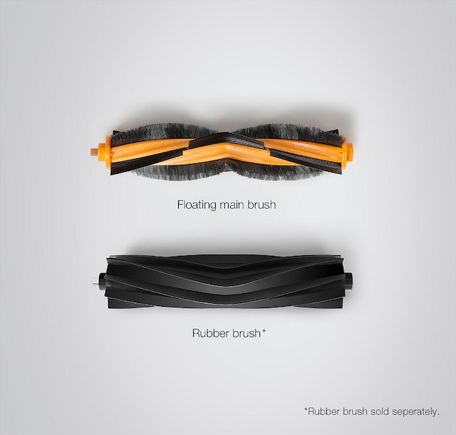 Flytande huvudborste + Gummiborste
