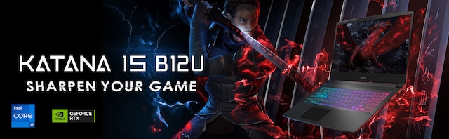 MSI Katana 15 15,6" bärbar speldator MSI Katana 15 15,6" bärbar speldator