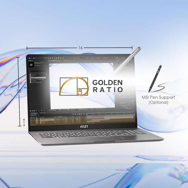 MSI Creator Z16 HX Studio 16" QHD-arbetsstation