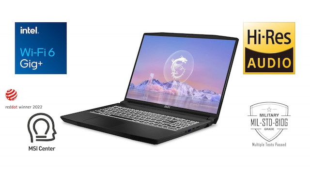 MSI Creator M16 16" QHD+ arbetsstation