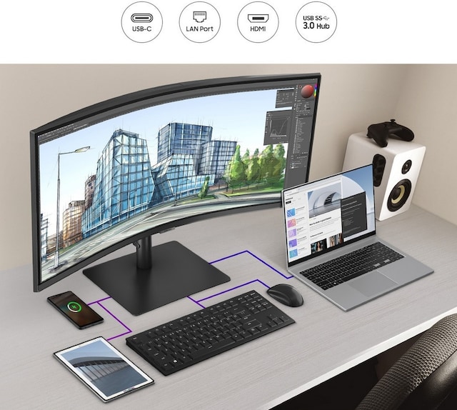 Samsung 34" Curved monitor S34C652VA