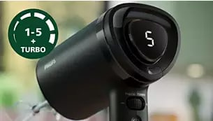 5 hastighetsinställningar och Turbo för alla blandningsbehov