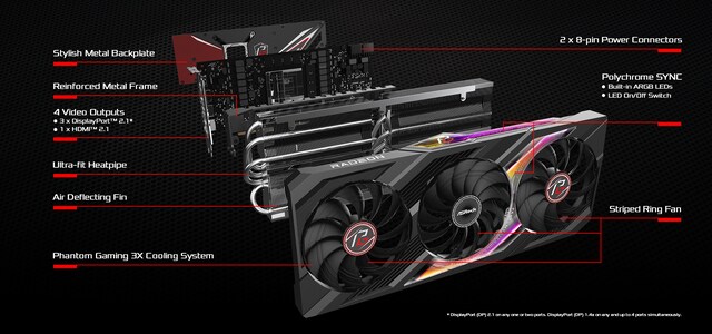 ASRock RX 7900 XT Phantom Gaming ASRock RX 7900 XT Phantom Gaming