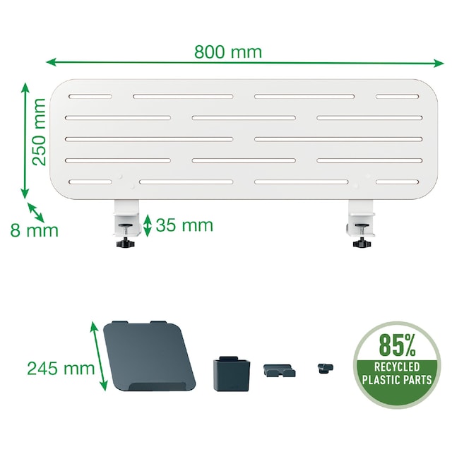 Leitz Ergo Organization board Pegboard med bärbar hållare