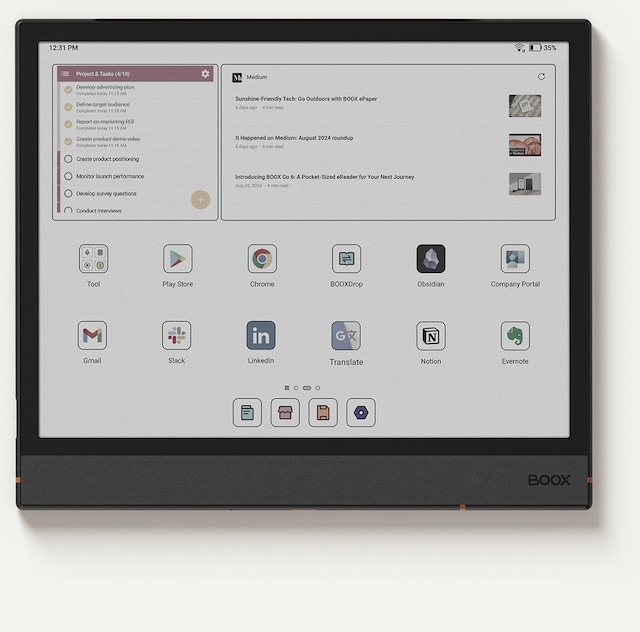 Surfplattaliknande användargränssnitt Surfplattaliknande användargränssnitt
