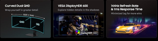 Samsung 49" Odyssey G9 curved gaming monitor S49FG910