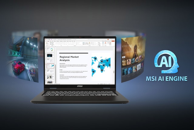 MSI Venture 14 AI laptop